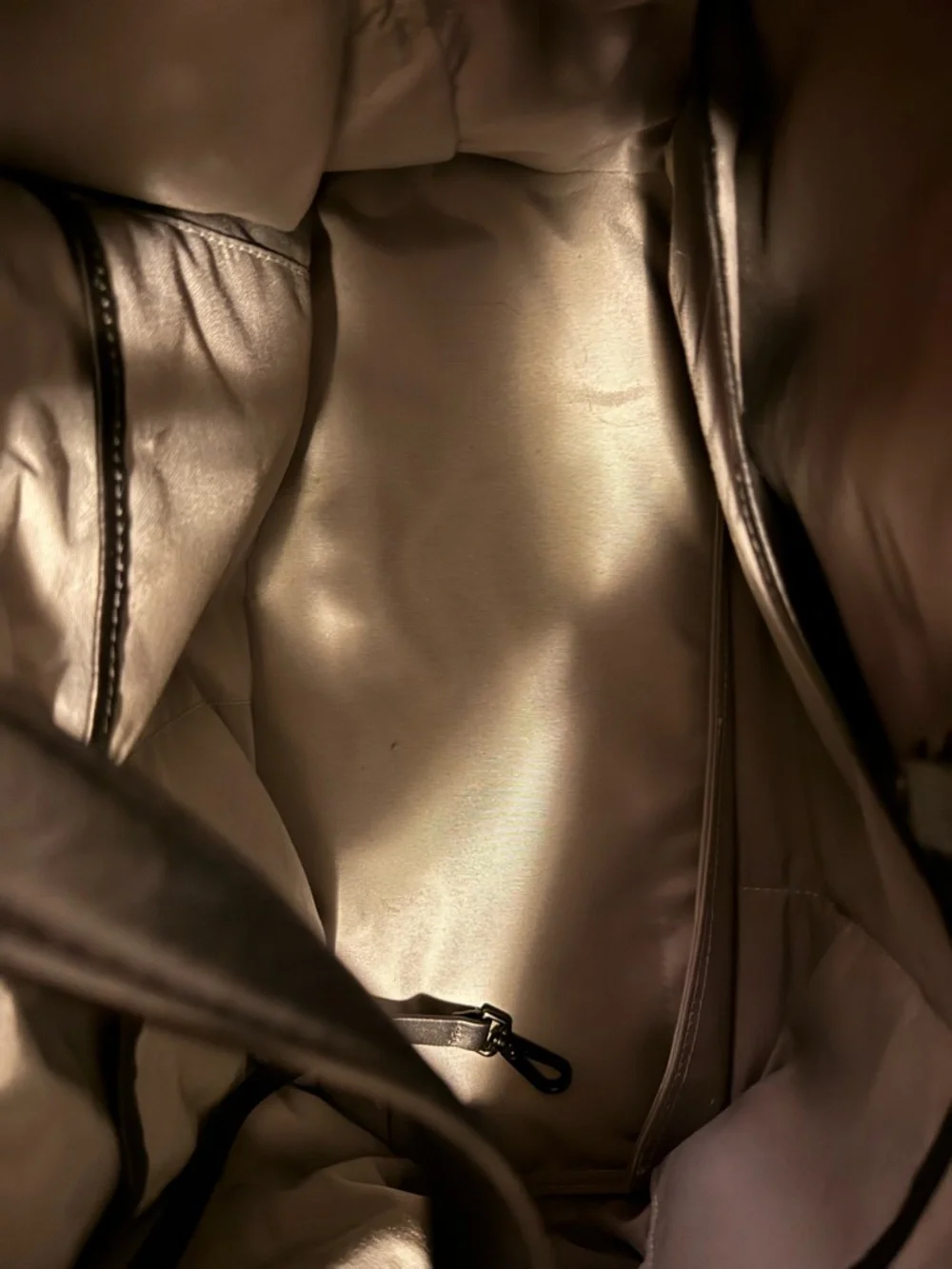 Navy AWAY Travel Duffel Bag with Black Leather Handles 20 L - Picture 5 of 16